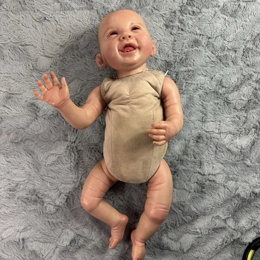 Reborn Baby Doll Aria by Ping Lao Handpainted Realistic weighted Vinyl Cloth
